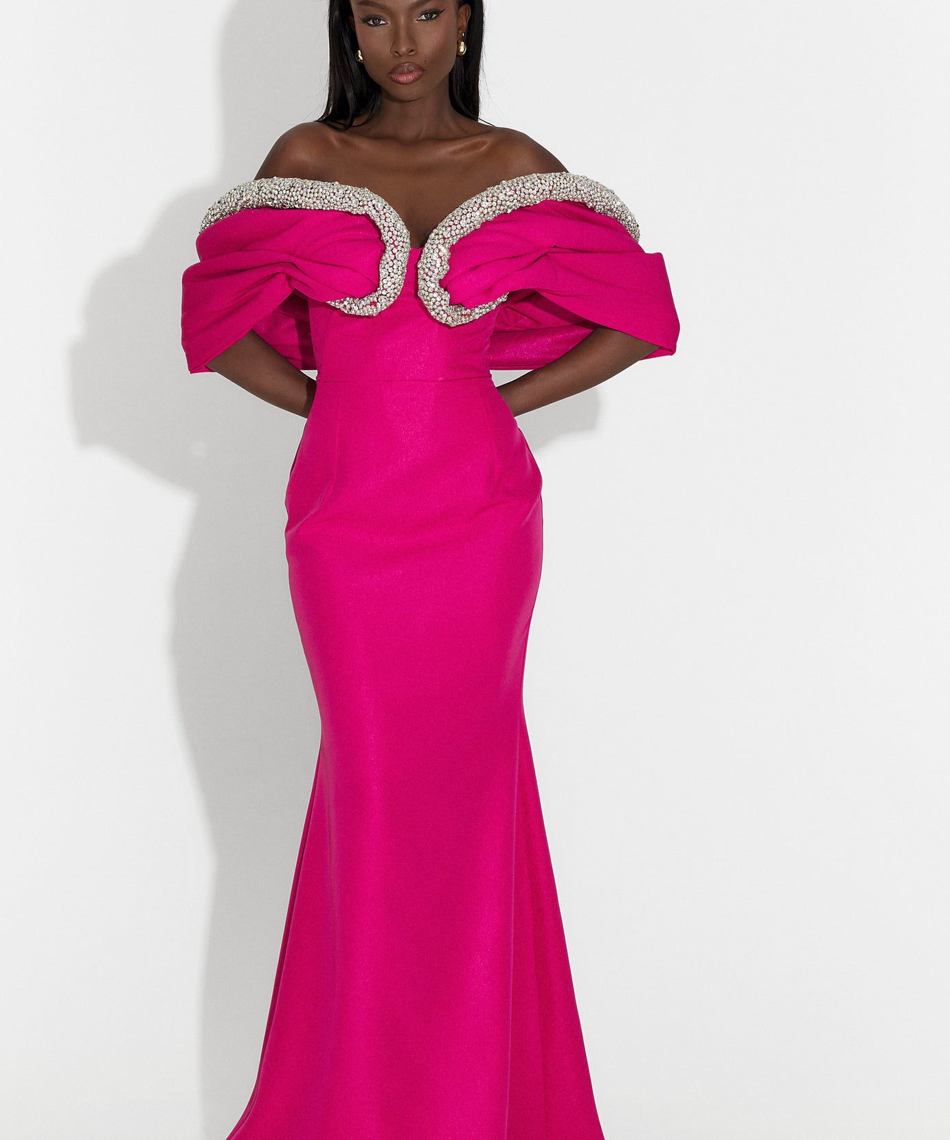 Rochie Malynda fucsia Wasari DE INCHIRIAT