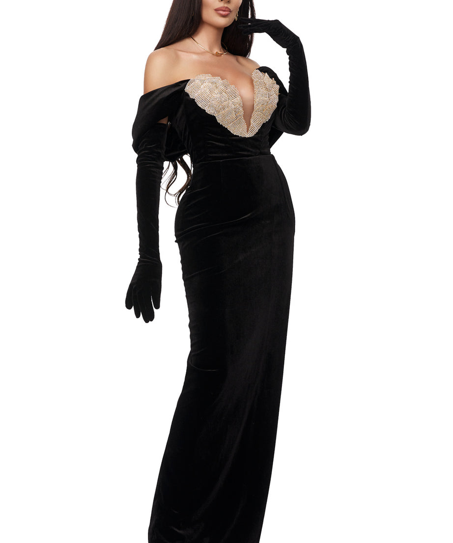 Rochie Kidy neagra Wasari DE INCHIRIAT